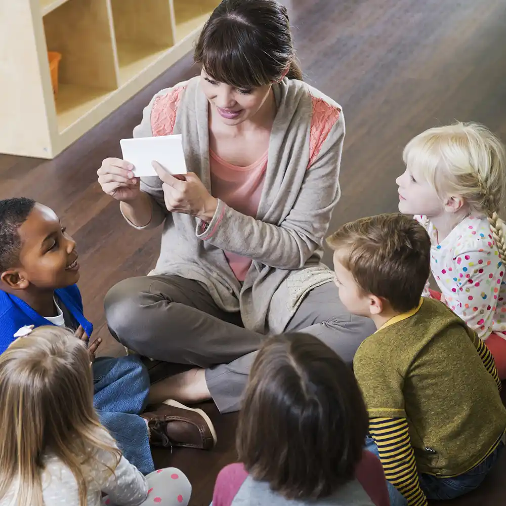 Teacher with Group of Children
